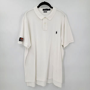 Polo Golf Ralph Lauren Men's XXL White Polo Shirt 2016 US Open Oakmont Custom Ft